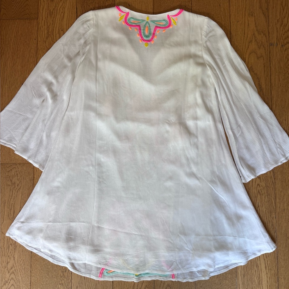 NWT Lilly Pulitzer Ellie Tunic Dress SZ XS Resort White - Picture 10 of 14